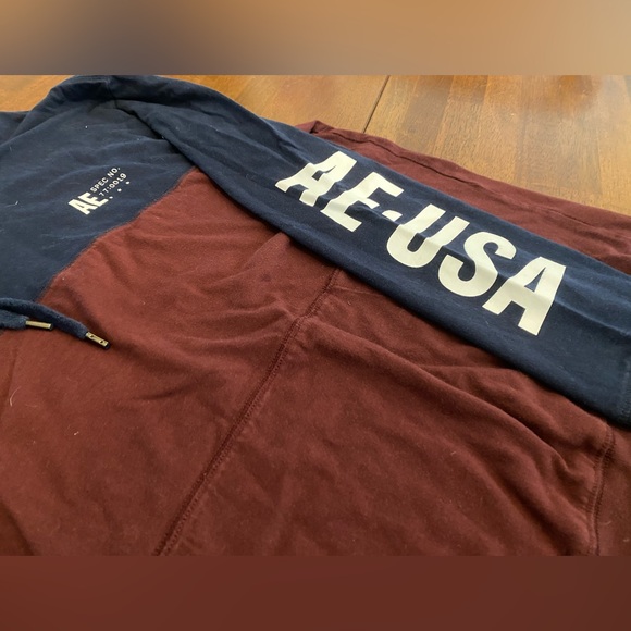 American eagle how did knit shirt w/pocket - Picture 2 of 5